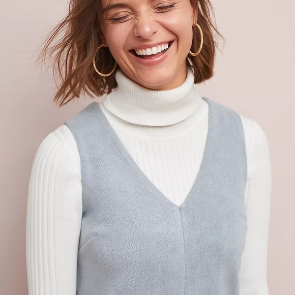 ANTHROPOLOGIE Elizabeth Crosby Princeps Chic Shift VNeck Tank Top Dress - Picture 3 of 12